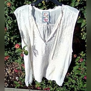 Johnny Was ramos river sleeveless top